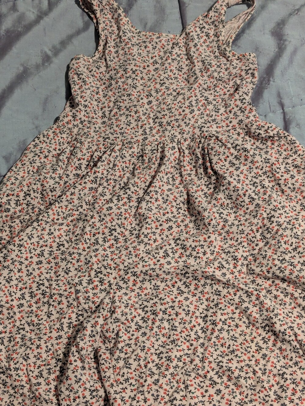 Girls' Pink Floral Sundress - Sleeveless Summer Dress